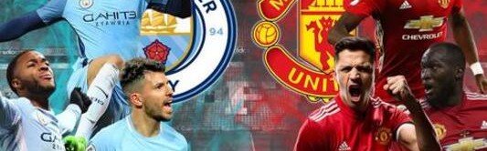  曼城德比大战三球完胜曼联  